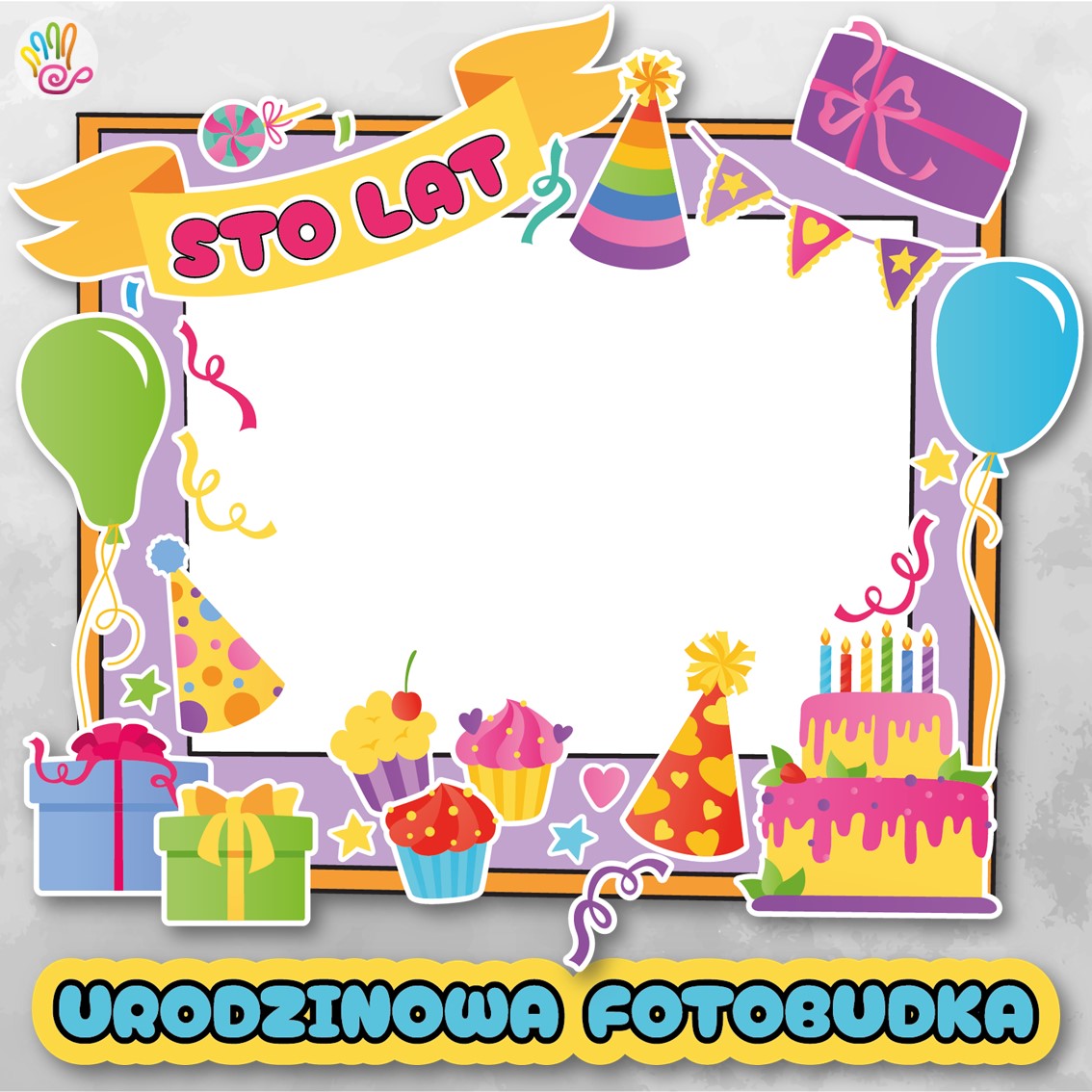 urodzinowa fotobudka urodziny przedszkole szkoła edukacja wczesnoszkolna dyplomy dzieci pomoce edukacyjne materiały dydaktyczne pdf do druku