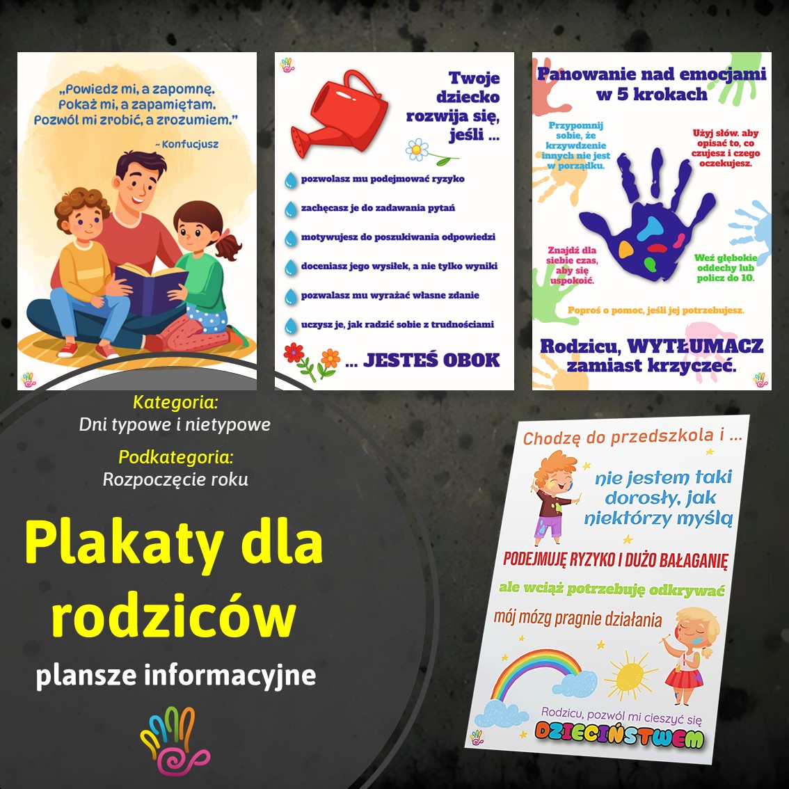 plakat plakaty dla rodziców plansze informacyjne materiały do druku pdf przedszkole gazetka rozpoczęcie roku do pobrania superkid twinkl